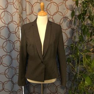 Worthington Dark Grey Single Breasted Blazer 12